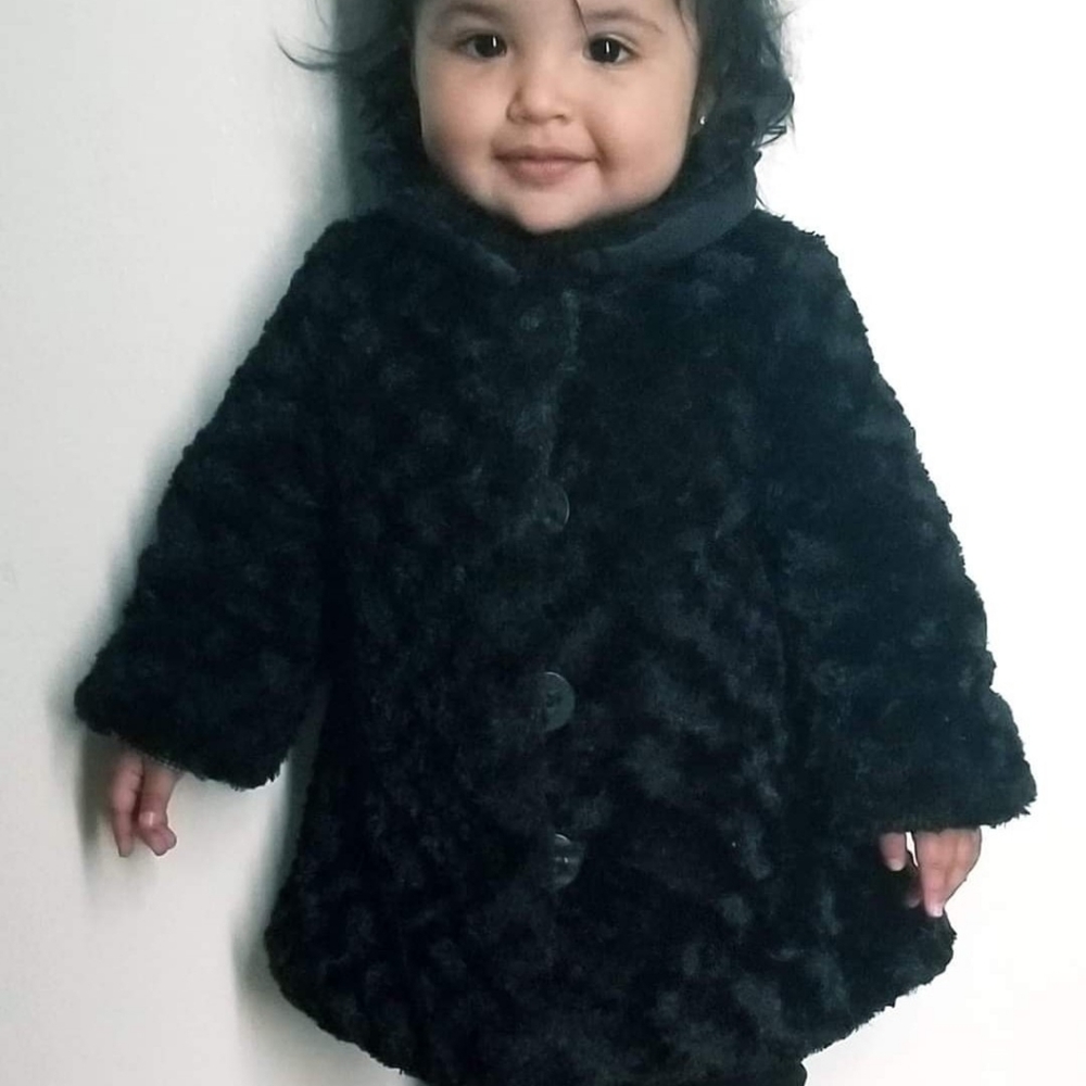 Classy Calvin Klein fauxy Babydoll Coat bu…